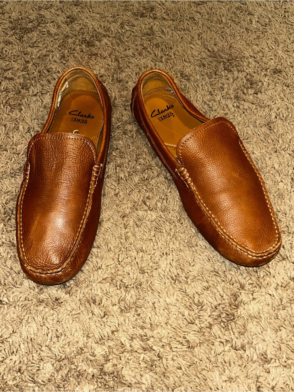 Clark’s 1825 brown loafers